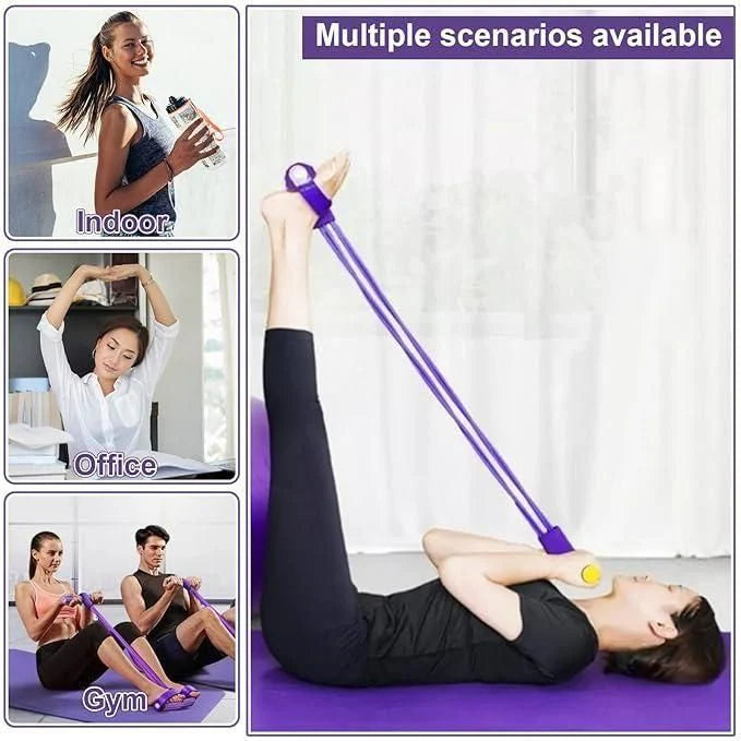 Pedal Pulley Body Trimmer Resistance Band