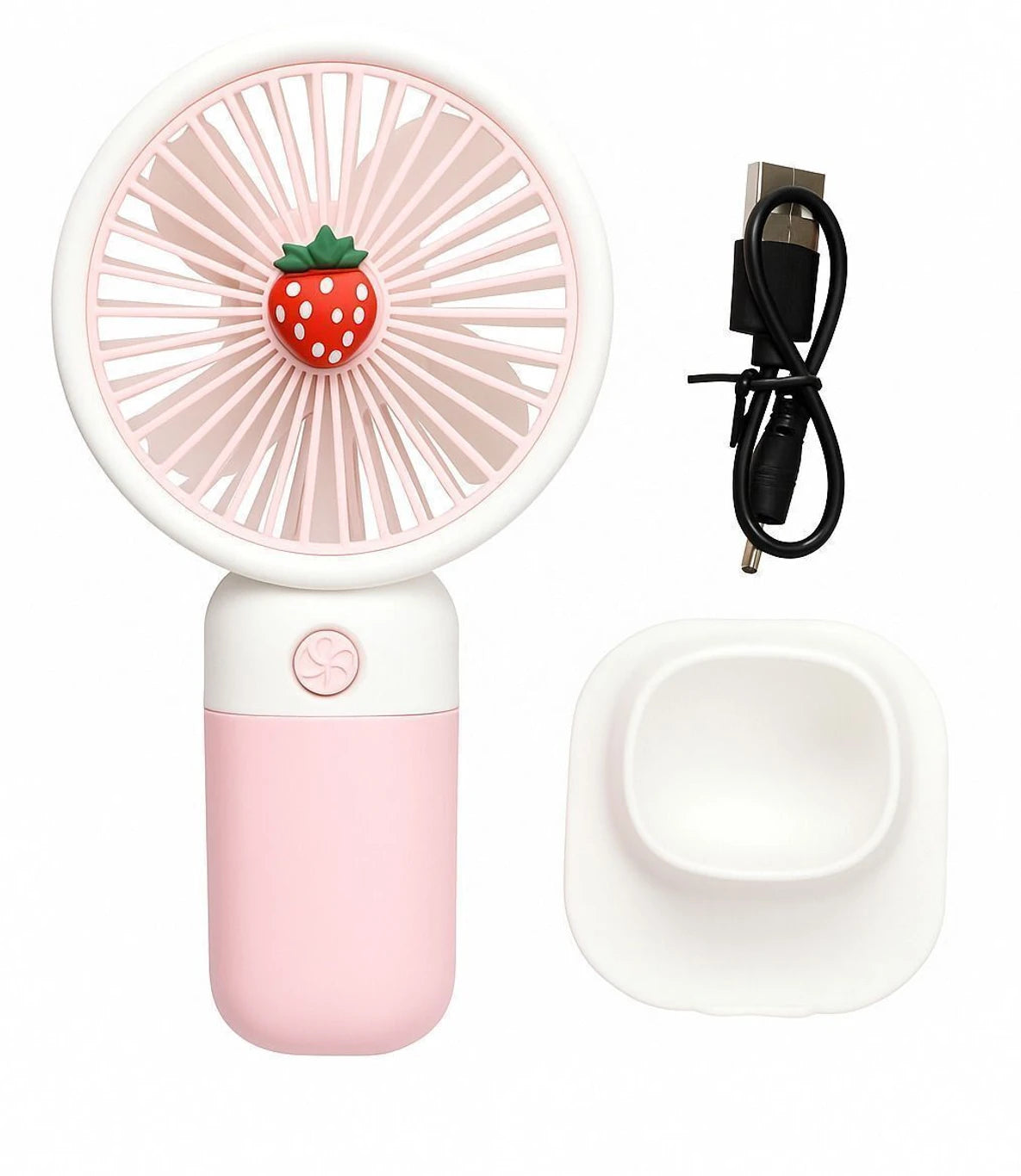 Portable Rechargeable Mini USB Fan | High Speed Handheld Cooling Fan with 3 Speed Modes for Summer, Travel & Office